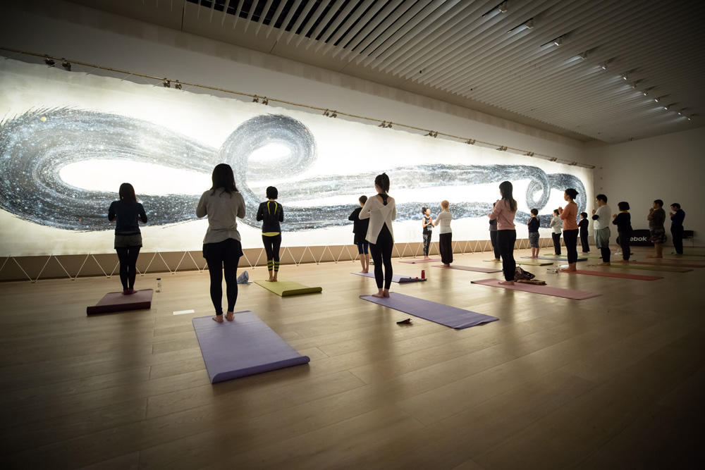 Yoga + Art Night Program