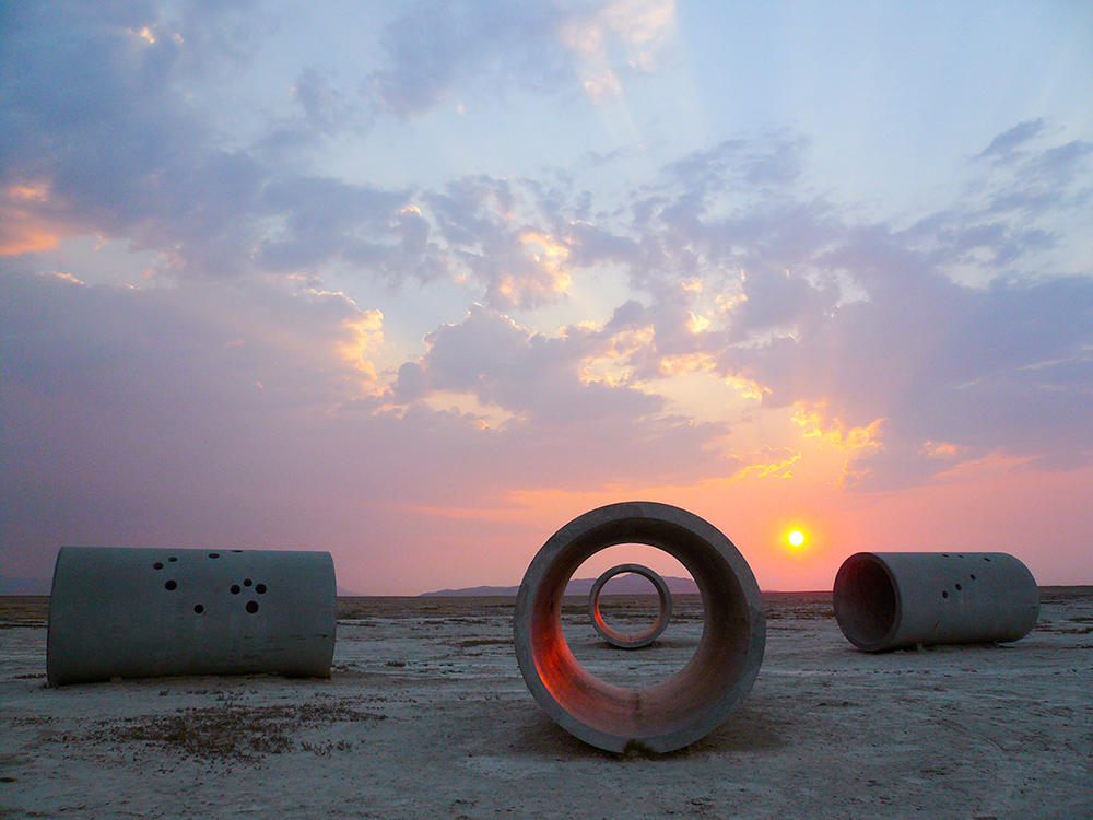 Nancy Holt Sun Tunnels
