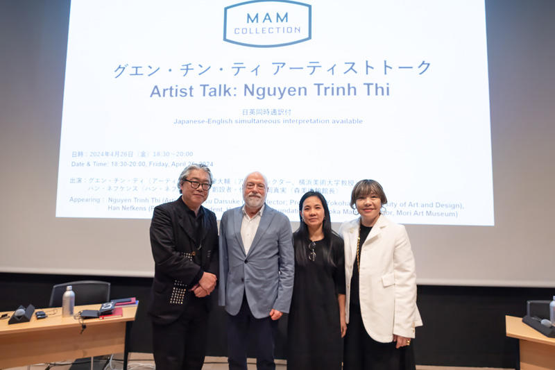 From left: Miyatsu Daisuke, Han Nefkens, Nguyen Trinh Thi, and Kataoka Mami