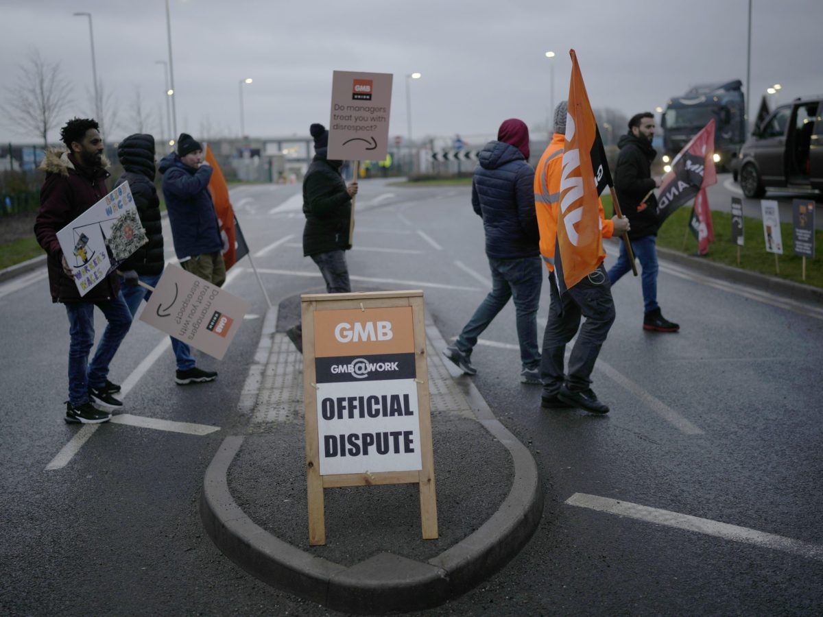 Inside the UK’s first Amazon strike