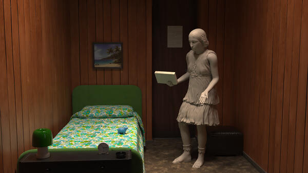 Gabriel Abrantes Two Sculptures Quarreling in a Hotel Room