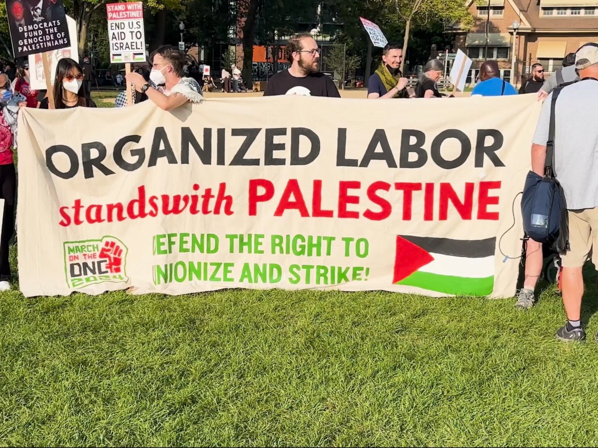 Organized labor shows up for Palestine