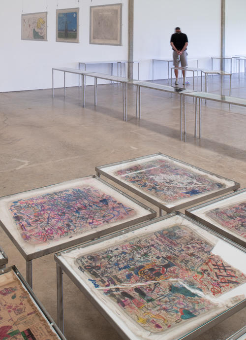 Oscar Murillo Installation view: Frequencies, Yorkshire Sculpture Park, Wakefield, the United Kingdom, 2019