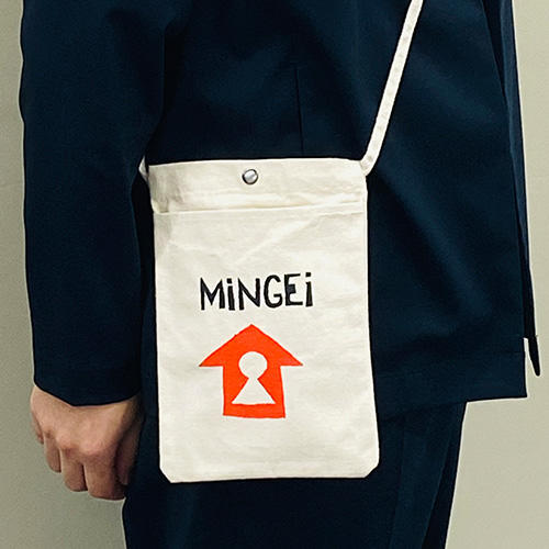 <i>MINGEI</i> exhibition original Miyairi Keita Art Sacoche Bag
