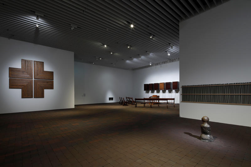 Installation view: <i>Theaster Gates: Afro-Mingei</i>, Mori Art Museum, Tokyo, 2024
